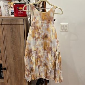 Tie dye flowy dress